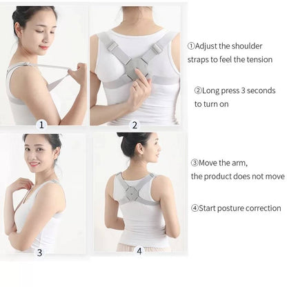 Smart Sensor Posture Corrector Vibration Belt